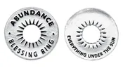 "Abundance Blessing Ring | Everything Under the Sun Housewarming Gift"