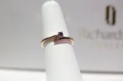 Amethyst Bypass Ring