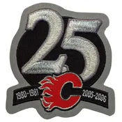 2005-06 Calgary Flames 25th Anniversary Jersey Patch