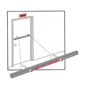 Exit Security SB-01 Outswing Door Security Bar, 36 in.