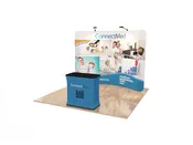 10ft Curve Tension Fabric Display