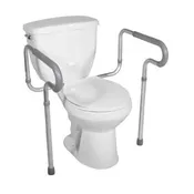 Drive Medical Toilet Safety Frame, White