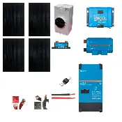 3KW 12V Victron Kit for 30A RV/Trailer | 4 Panel |No Batteries