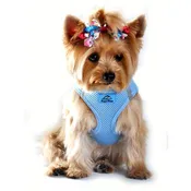 American River Solid Ultra Choke Free Dog Harness - Light Blue