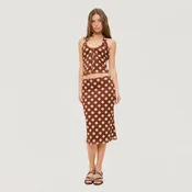 Anna Polka Dot Midi Skirt