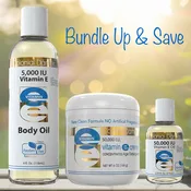Ultimate 50,000 IU Vitamin E Skin Care Bundle