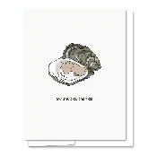 Aww Shucks Card — Quick Brown Fox Letterpress