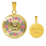 Be Still And Know Necklace, Psalm 46:10 Jewelry