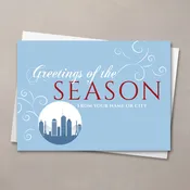 A Boston Greeting Christmas Card