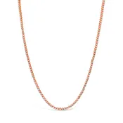 Adjustable Diamond Tennis Choker Necklace – Rose Gold