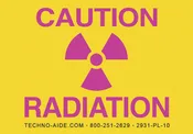 “Caution Radiation” X-Ray Room Sign