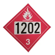 1202 Gas Oil/Diesel Fuel (Rail Tankers) Diamond 10.875 X 10.875
