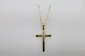 Southwest Cross Necklace with Diamond