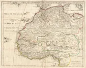 (Africa) Carte De La Barbarie De La Nigritie Et De La Guinee