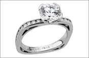 A Solitaire Plus Mounting  #4632-d-d-L