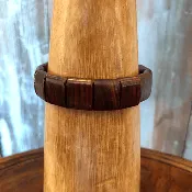 Mens Wood Tile Bracelet - Artisan Find