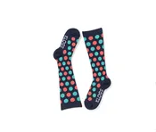 Klogs Women’s Compression Socks Dots Navy
