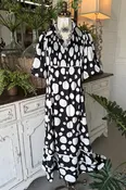 Alotta Dots Long Dress Black by Jodifl