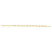 10K Fancy Open Link Bracelet