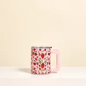 14 oz Insulated Mug -  Strawberry Fields