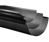 5″ x 26 Gauge Half Round Galvalume Gutter
