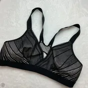 Athletic Bra By Lululemon In Black & Cream, Size: 36c