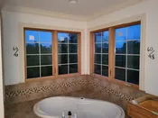 H2 Master Bath - SEMCO Wood Casement Windows, 60 x 48, Pair with Colonial Grids, Good