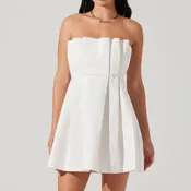 ASTR Clemira Strapless Mini Dress