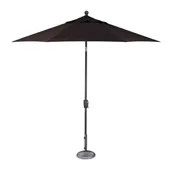 9' Push Button Tilt Black/ Boulder - McGowan's Furniture