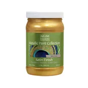 Shimmer Satin Rich Gold Metallic Paint 1 Quart - Me70132