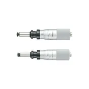 0-0.02″ Mechanical Micrometer Head Graduation 0.000005″  0.02" Spherical (SR10) with Clamp Nut Extra-Fine Feeding Mechanical Micrometer Head (Thimble Diameter: Dia. 21mm, Spindle Diameter: Dia. 8mm, W/Vernier) Mitutoyo-110-118