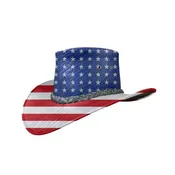 American Flag Cowboy Hat | USA Flag Hat