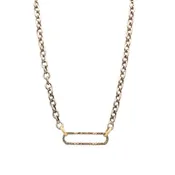 Armenta Champagne Diamond Paper Clip Pendant Necklace