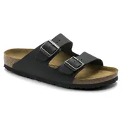 Birkenstock Arizona Black Oiled Leather Sandal (Narrow)