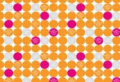 Citrus Dots Personalized Wrapping Paper