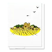Barn Card — Quick Brown Fox Letterpress