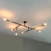 Circuit Chandelier | Modular Brass and Glass Sculptural Lighting by Neptune Glassworks, Los Angeles | NEPTUNE GLASSWORKS