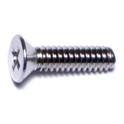 10-24 X 3/4 Inch Stainless Steel Phillips Flat Head Machine Screws - 18-8 Grade