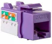 CAT6A Punch Down Keystone Jack 1 PC Unshielded
