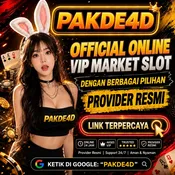 PAKDE4D | Official Online VIP Market Slot Dengan Berbagai Pilihan Provider Resmi