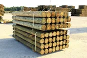 American Steel & Timber  Face Wood Post CCA