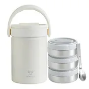 BUFFALO Food Container, 1700ML, Matte White