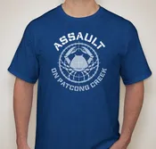 T-SHIRT: Big Logo - Antique Blue