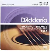 D’Addario EJ26 – Phosphor Bronze Custom Light Acoustic Strings