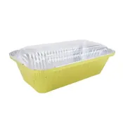 1½ lb. Closable Foil Loaf Pan with Plastic Lid  #1650P