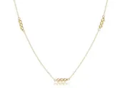 15" choker joy simplicity chain gold - 3mm gold