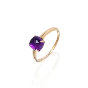 Amethyst Cabochon Ring