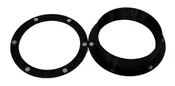 Intulon Magnetic Flange Mount and Magnetic Ring for 5 inch Diameter Tubes | Black