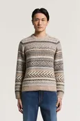Alpaca, wool and cotton-blend sweater
