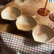 Acorn Three Section Dish